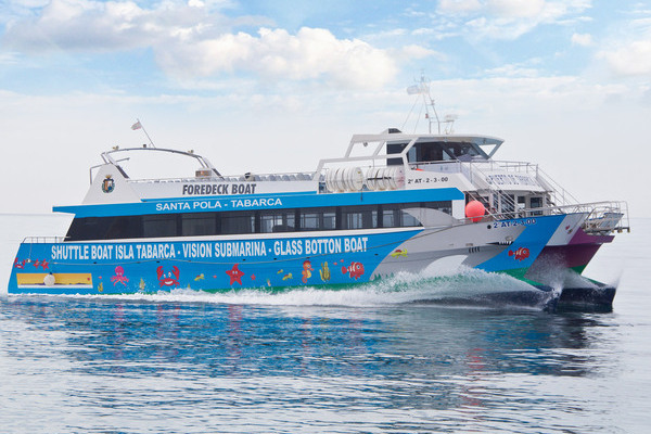 catamaran a tabarca desde santa pola